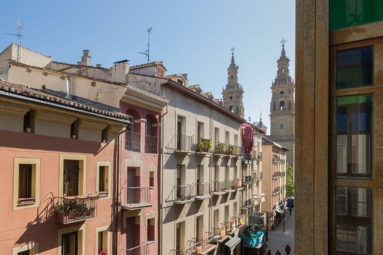 Los Apartamentos De Elena, Centro Historico Y Ascensor By Apartamentos Logroño Exteriör bild